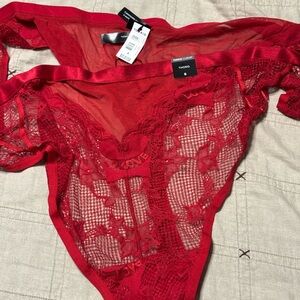 Torrid size 6 Red Lace Thong